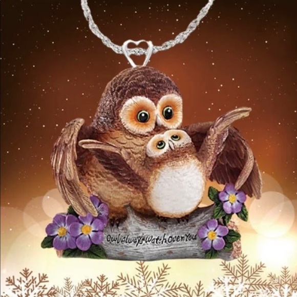 Jewelry - 🆕 Mom & baby Owl 🦉 necklace